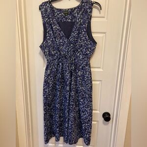 Eddie Bauer Navy Floral Summer Dress